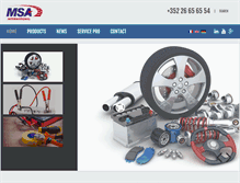 Tablet Screenshot of msainternational.com