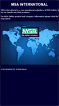 Mobile Screenshot of msainternational.us